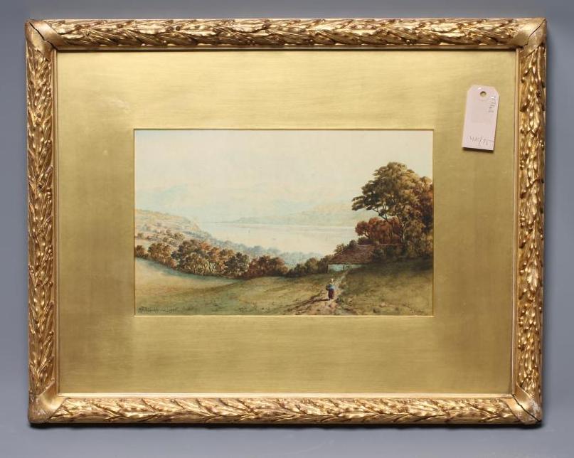 G.H. BLACKBURN (exh. 1906-14), "Loch Tay", watercolour signed, inscribed and dated 1906, 8 1/2" x 13