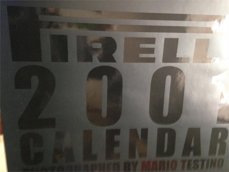 2001 Pirelli Calendar - Unused