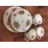 Royal Worcester 6 place tea service Roanoke pattern