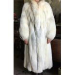 Vintage fine quality full length fox fur coat