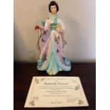 The Butterfly Pincess Figurine by Adrian Hughes - Danbury Mint