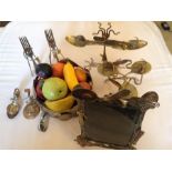 Assortment of items made from Vintage Silver Plate cutterely