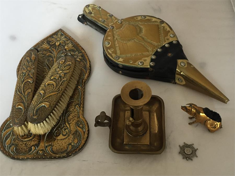 A Quantity of Mainly Brassware