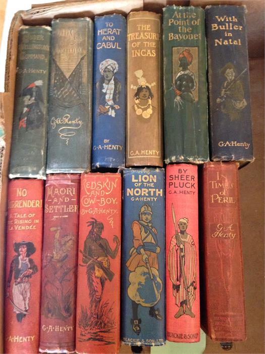 Collection of books by G.A Henty