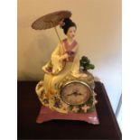 Tranquil Maiden Clock by Lena Liu - Danbury Mint