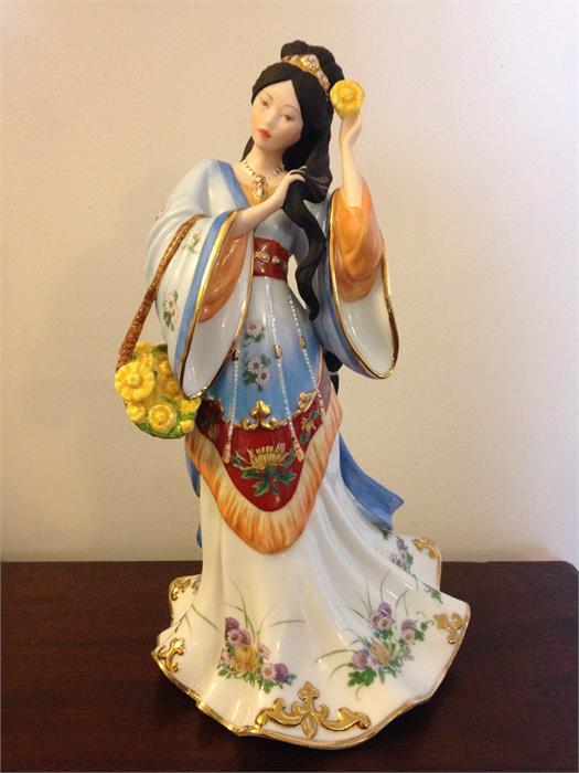 The Chrysanthemum Princess by Lena Liu - Danbury Mint - Image 2 of 2