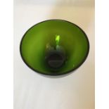 Mid 20th Century Green Glass Bowl