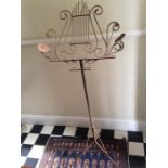 Music stand with Pricket Candle Holders X 2