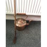 Copper kettle and hickory shafted golf club