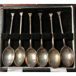 Set of 6 coffee spoons Sheffield 1993