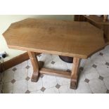 Labrador Man ( Yorkshire Critters) oak table