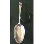 Hester Bateman silver table spoon 1780 amd small bangle