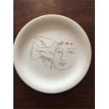 Diogin & Sarreguemines Picasso plate