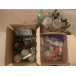 Large collection of vintage bottles and chemist paraphenalia