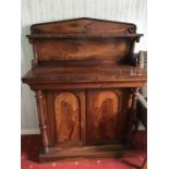 Fine quality 19th c rosewood chiffonier