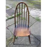 Four Ercol dining chairs