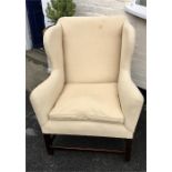 Georgian wing chair c1760