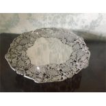 Silver footed dish Sheffield 1945 22 ozt