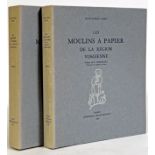 (Papier) - JANOT, Jean-Marie.- Les moulins à papier de la région vosgienne. Nancy, Berger-