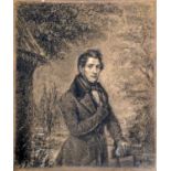 (École belge) - 5 portraits de protagonistes de la Révolution belge de 1830. [c. 1830]. DESSINS
