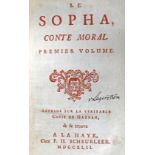 - [ CRÉBILLON fils, Claude-Prosper Jolyot de].- Le Sopha, conte moral. Imprimé sur la véritable