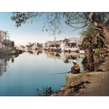(Voyage, Méditerranée) - Alexandrie et le canal de Suez : 18 tirages photomécaniques en couleurs, c.