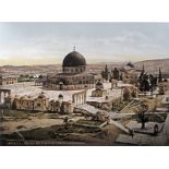 (Voyage, Méditerranée) - Jérusalem et Bethléem : 34 tirages photomécaniques en couleurs, c. 1900.