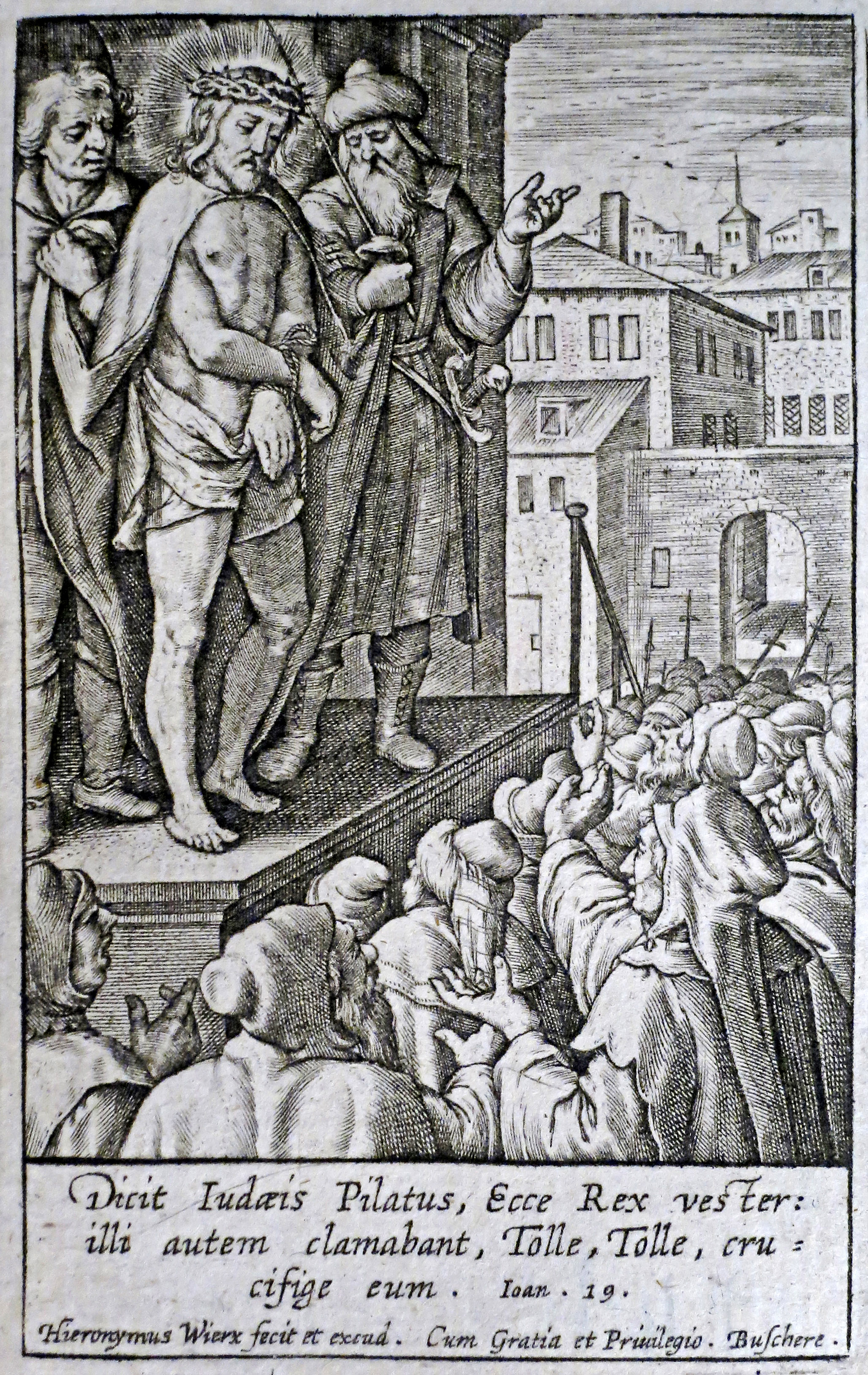 (École flamande) - WIERICX, Hieronymus (1553-1619).- Passio Domini nostri Jesus Christi. 18 eaux-