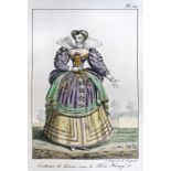 (Costume & Mode) - [ Recueil de 97 planches de costumes de femmes françaises, du moyen âge à la