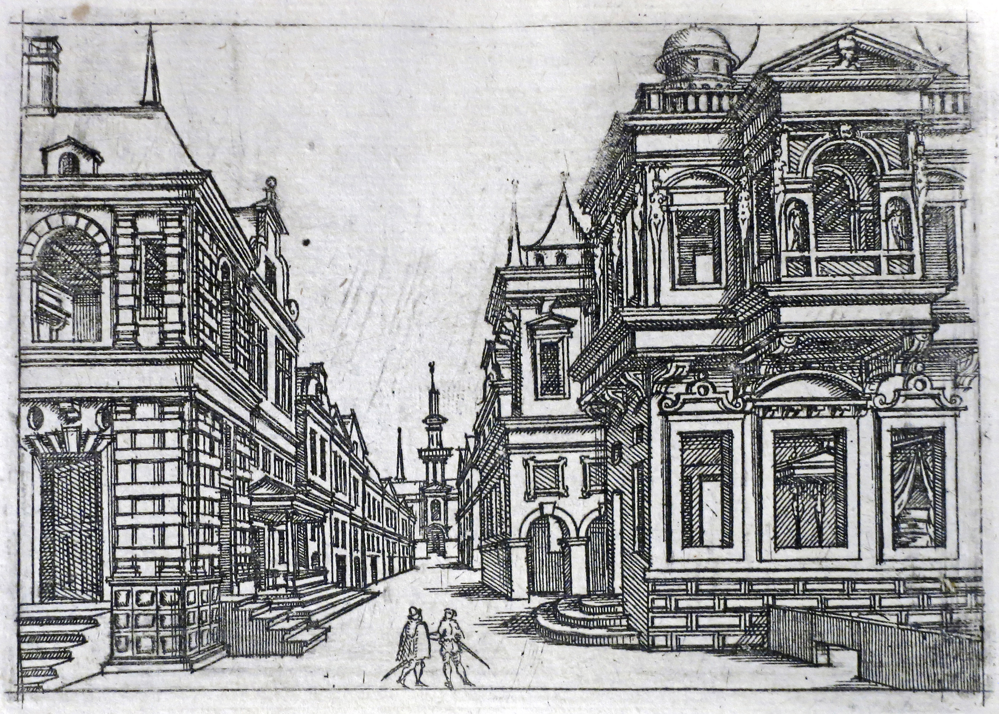 (École française) - [ ANDROUET du CERCEAU, Jacques (1515-1585)].- Recueil anonyme de 26 petites vues - Image 3 of 4