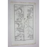 An 18th century Irish road map from Kilfenora to Kilrush, and on the other side from Portumna to