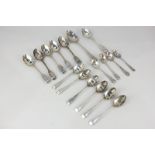 A George III silver Old English pattern dessert spoon, maker Solomon Hougham, London 1813, a set