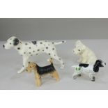 A Beswick model of a Lakeland terrier (model 2448), a Beswick model of a cocker spaniel (1763), a