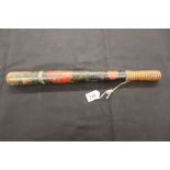 Ellis Family Archive: Police truncheon, City of Aberdeen. 16ins.