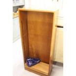 20th cent. Teak 5 shelf open bookcase 24ins x 54ins x 10ins.