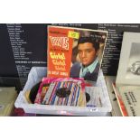 Records: Collection of Elvis Presley to include RCA 'Jailhouse Rock', RCA 'Its Now or Never', HMV '