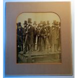 Isambard Kingdom Brunel: Exceptional Photograph of Isambard Kingdom Brunel, Scott Russell, Henry