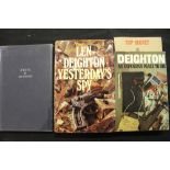 Books: Len Deighton "An Expensive Place to Die" with Top Secret Wallet and "Yesterdays Spy". Both