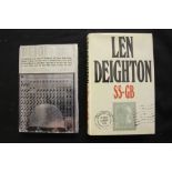 Books: Len Deighton "SS-GB" 1978 first edition plus "Billion Dollar Brain" 1966 first edition.