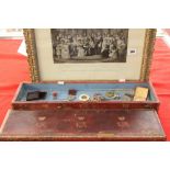 Royal: 19th cent. Indenture box, monogrammed with Queen Victoria's cypher, a collection of