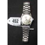Watches: 1960s Tudor self winding Prince Oyster date, stainless case & bracelet, back engraved A.