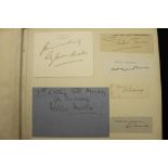 19th cent. Albums of autographs and letters including Nellie Melba, C Aubrey Smith, George