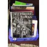 Books: Wiltshire books including "Geology of Wiltshire", "Curious Wiltshire", "The Baker's