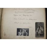 Autographs: Aristocratic visitors book belonging to Von Hohenzollen family, circa 1907. A