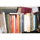 Books: Reference - Gems, metalwork, stamps, handicrafts, brasses, wood, maps, glass. (2 Boxes).