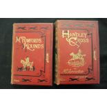 Books: Bradbury Agnew Ltd, 6 matching vols bound in red cloth with gilt and black illustrations