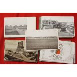 Postcards: British & foreign topographical, Ringwood, Colchester, Tunbridge Wells. Some military