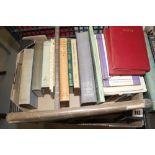 Books: Reference - music, jade, wine labels, pewter, clocks, stamps, coins, tradesmen's cards,