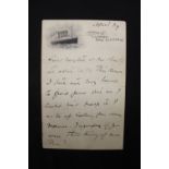 Shipping: Cunard "RMS Lusitania" onboard letter dated 29th May (no year written) written on all four