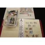 Stamps: Stock book Castle set f/u many f/u QV KG VI QE2 Jersey definitive issue 1981-82 plus an